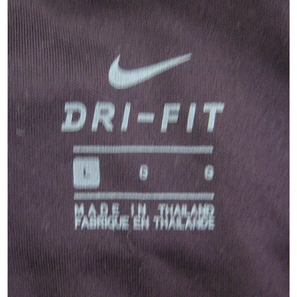 NIKE Women's (Size Large) Burgundy Purple Dri-Fit Running Shorts Lightweight - Picture 3 of 4